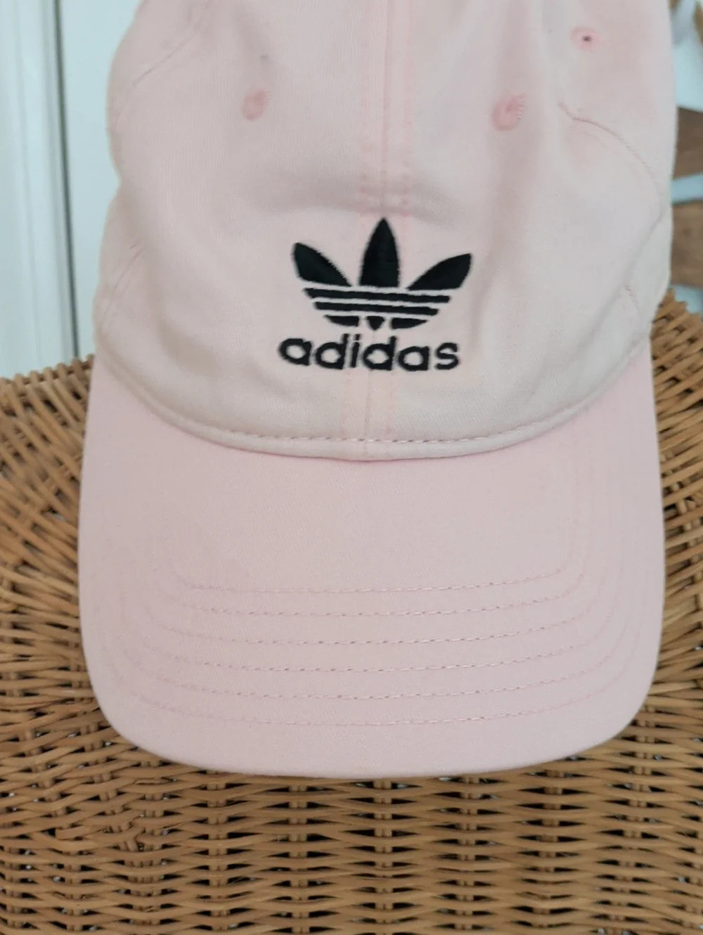 Adidas Women's Seersucker Fashion Hat Pink